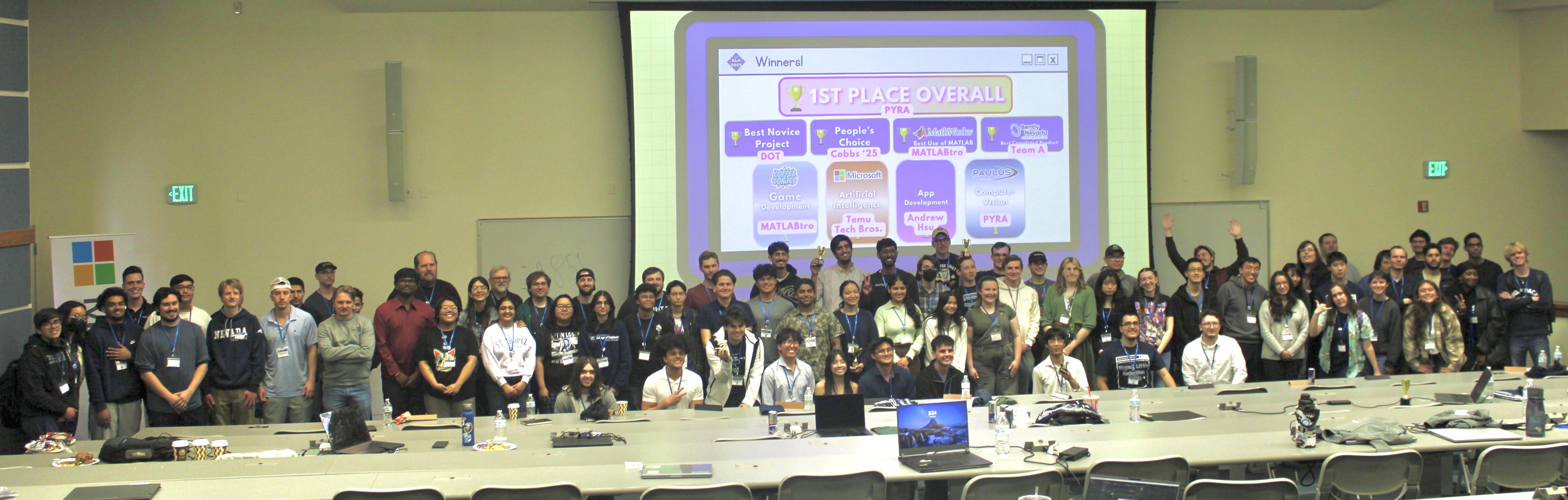 Hackathon 2025 group photo